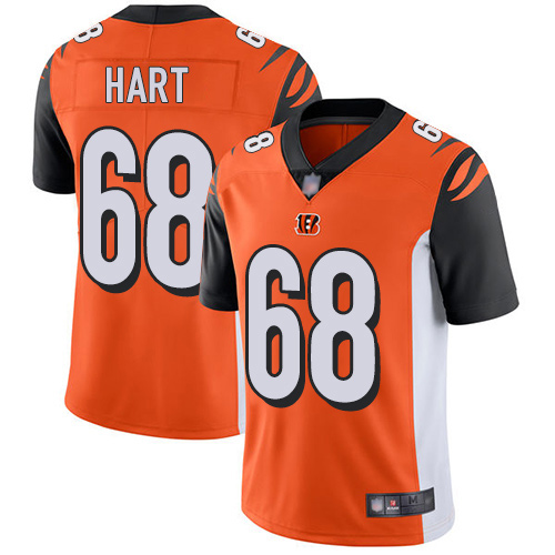 Cincinnati Bengals Limited Orange Men Bobby Hart Alternate Jersey NFL Footballl #68 Vapor Untouchable